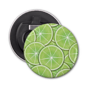 Citrus Pattern Button Flesopener