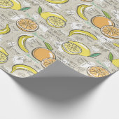Citrus Pattern Cadeaupapier (Hoek)