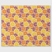 Citrus pattern  cadeaupapier (Vlak)