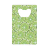 Citrus Pattern Creditkaart Flessenopener (Voorkant)