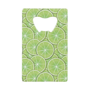 Citrus Pattern Creditkaart Flessenopener