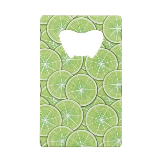 Citrus Pattern Creditkaart Flessenopener (Achterkant)