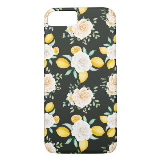 Citrus Pattern Hoesje-Mate iPhone Case Case (Achterkant)