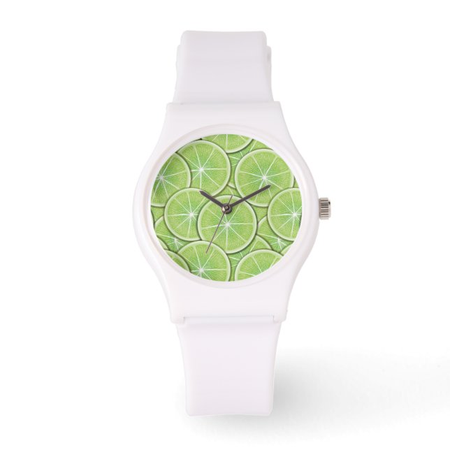 Citrus Pattern Horloge (Voorkant)