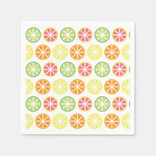 Citrus Pattern Papier Servetten