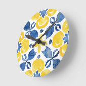 Citrus Pattern Ronde Klok (Hoek)