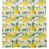Citrus Pattern Shower Curtain Douchegordijn (Voorkant)