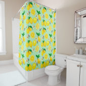 Citrus Pattern Shower Curtain Douchegordijn (In situ)