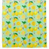 Citrus Pattern Shower Curtain Douchegordijn (Voorkant)