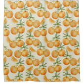 Citrus Pattern Shower Curtain Douchegordijn (Voorkant)