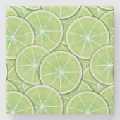 Citrus Pattern Stenen Onderzetter (Voorkant)