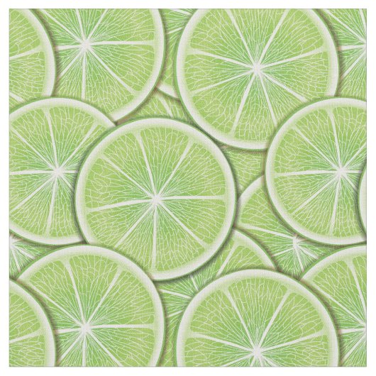 Citrus Pattern Stof (Close Up)