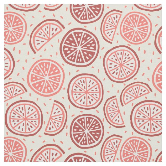 Citrus Pattern-structuur Stof (Swatch)
