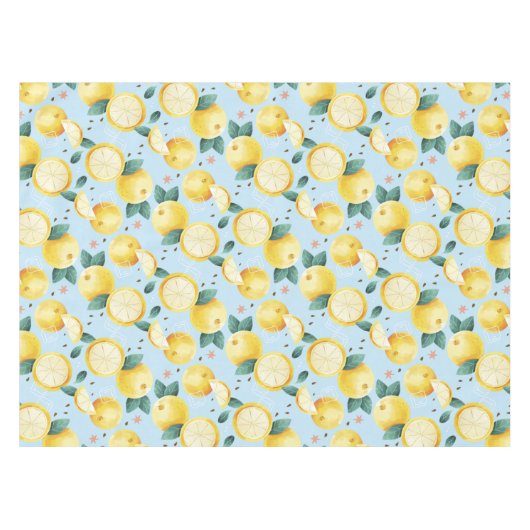 Citrus Pattern Tablecloth Tafelkleed (Voorkant (Horizontaal))