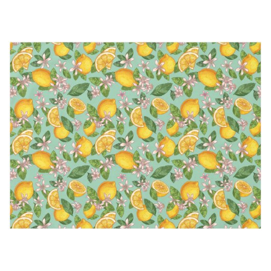 Citrus Pattern Tablecloth Tafelkleed (Voorkant (Horizontaal))