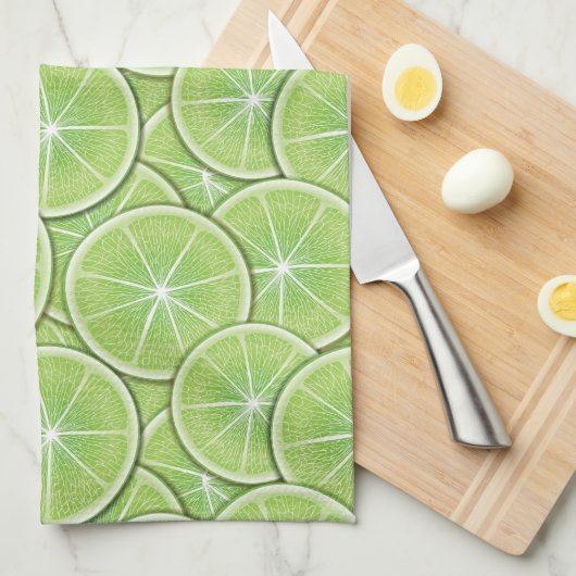 Citrus Pattern Theedoek (Quarter Fold)