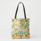 Citrus Pattern Tote Bag (Voorkant)