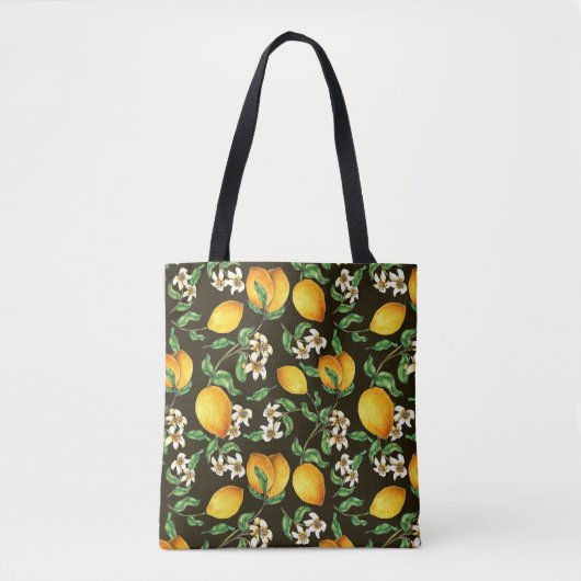 Citrus Pattern Tote Bag (Voorkant)