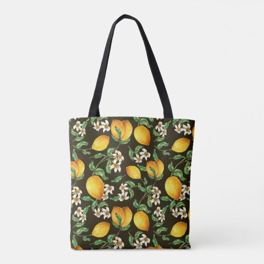 Citrus Pattern Tote Bag (Achterkant)