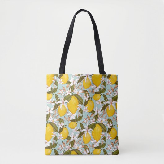 Citrus Pattern Tote Bag (Voorkant)
