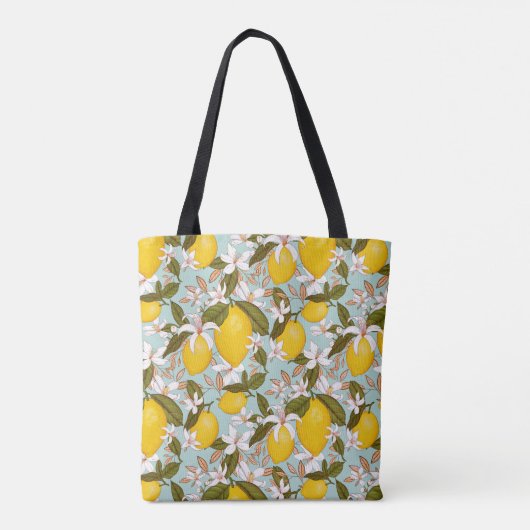 Citrus Pattern Tote Bag (Achterkant)