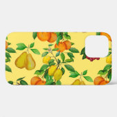 Citrus, peer, kers: waterverf print. Case-Mate iPhone case (Achterkant (horizontaal))