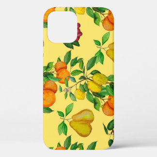 Citrus, peer, kers: waterverf print. Case-Mate iPhone case