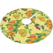 Citrus, peer, kers: waterverf print. kerstboom rok (Gekanteld)