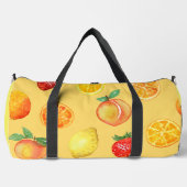 Citrus & perziken geel aangepaste naam plunjezak (Voorkant)