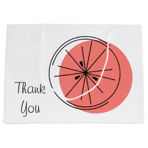Citrus Pink Bedankt voor grote cadeautas