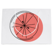 Citrus Pink cadeaaszak grote Groot Cadeauzakje (Voorkant)