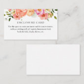 Citrus Pink Flowers aangepaste behuizing Kaart (Voorkant / Achterkant)