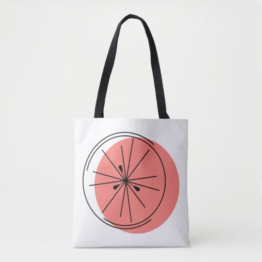 Citrus Pink multi-back over het hele tas (Voorkant)