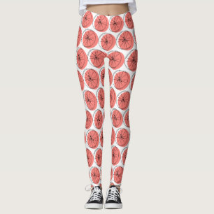 Citrus Pink Multi-Leggings Leggings