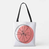 Citrus Pink over het hele tas (Achterkant)