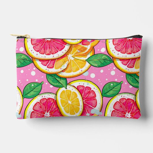 Citrus Pink Polka Dot  Etui (Voorkant)