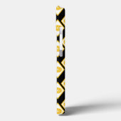 Citrus plakjes in modern diamantpatroon Case-Mate iPhone case (Achterkant / Links)