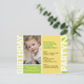 Citrus Polka Dot 2e Verjaardag Briefkaart (Staand voorkant)