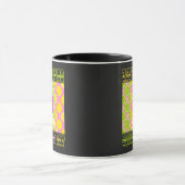 Citrus Pop Art Illustratie met Pers de Dag Mok (Midden)