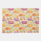 Citrus Popsicle Delight – Watercolor Frozen Treats Theedoek (Horizontaal)