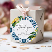 Citrus Positano Italiaans Vrijgezellenfeest Bedankjes Labels