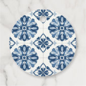 Citrus Positano Italiaans Vrijgezellenfeest Bedankjes Labels (Achterkant)