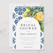 Citrus Positano Italiaans Vrijgezellenfeest Kaart (Voorkant)