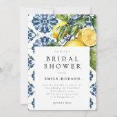 Citrus Positano Italiaans Vrijgezellenfeest Kaart (Voorkant)