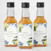 Citrus Positano Italiaans Vrijgezellenfeest Likeurfles Etiket (Flessen)