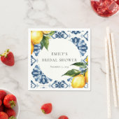 Citrus Positano Italiaans Vrijgezellenfeest Servet (Insitu)