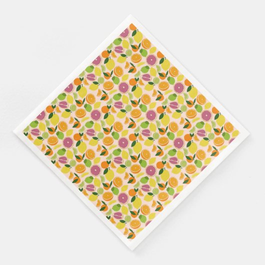 Citrus Print Servet (Hoek)