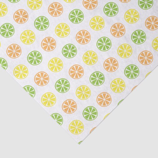 Citrus Print Tissue Paper Tissuepapier (Detail)