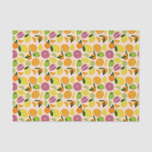 Citrus Print Tissuepapier (Voorkant)
