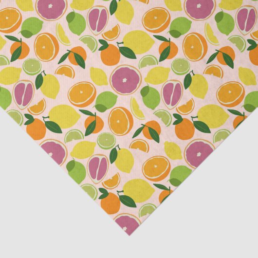 Citrus Print Tissuepapier (Detail)